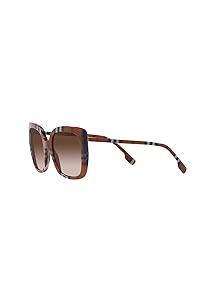 小物 Burberry Sunglasses Brown Gradient Check Amazon.com: BURBERRY Sunglasses BE 4323 400513 Caroll Check